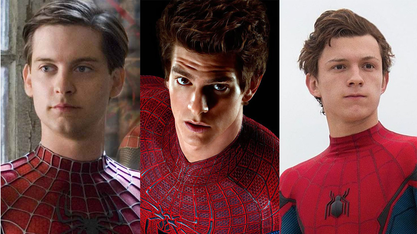 Los tres "Spider-Man"