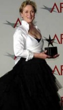 Streep con su premio