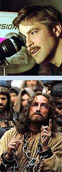 Clooney y una escena de The passion