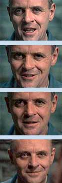 Anthony Hopkins en el papel de Hannibal Lecter