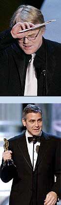 Hoffman y Clooney