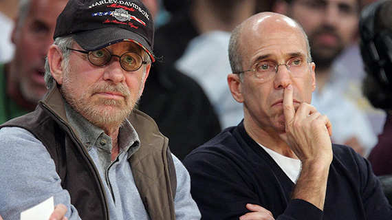 Spielberg con Katzenberg