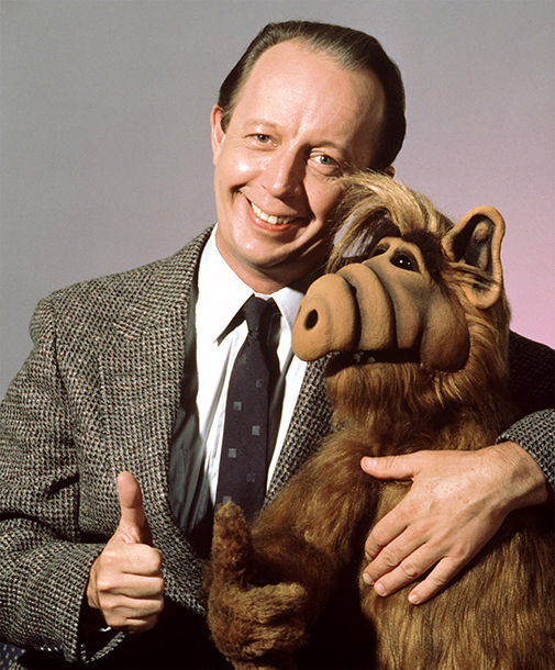 Max Wright, con Alf