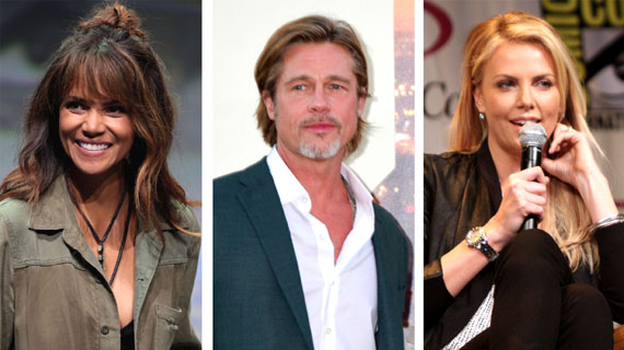 Halle Berry, Brad Pitt y Charlize Theron