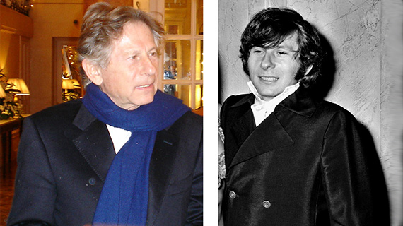 Roman Polanski, recientemente y en la época en que fue detenido por violación