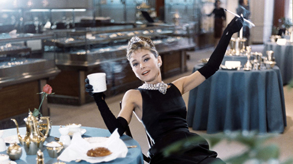 Hepburn, en "Desayuno con diamantes / Breakfast At Tiffany’s"
