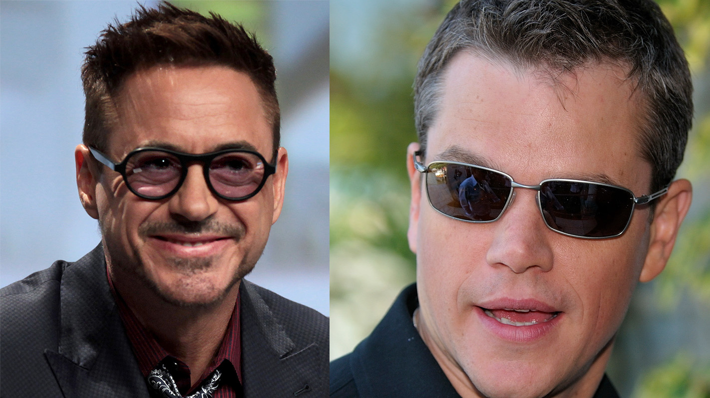 Robert Downey Jr. y Matt Damon