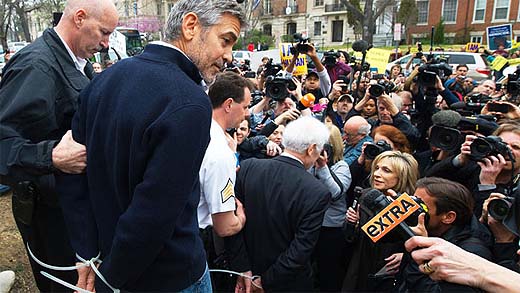 Clooney, detenido (Getty Images)