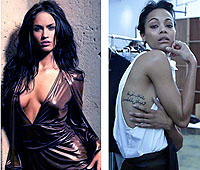Megan Fox y Zoe Saldaña