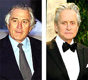 Bob De Niro y Michael Douglas