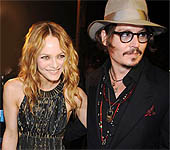 Vanessa Paradis y Johnny Depp