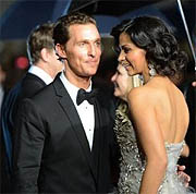Matthew McConaughey y Camila Alves, el mes pasado en Cannes (AFP)