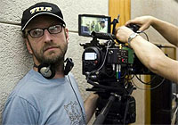 Soderbergh, en el rodaje de 'Side effects' en NY