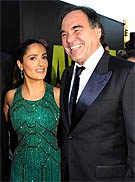 Salma Hayek y Oliver Stone