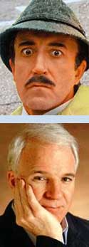 Clouseau (P.Sellers) y Steve Martin