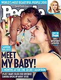 Sandra Bullock y su bebé adoptado en la portado de People Sandra Bullock y su bebé adoptado en la portado de People