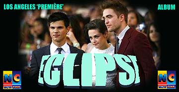 Robert Pattinson,  Kristen Stewart y Taylor Lautner