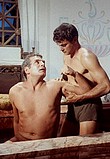 Olivier y Curtis, en la escena cortada por la censura Olivier y Curtis, en la escena cortada por la censura