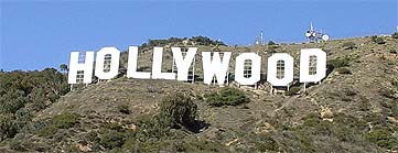 El letrero que identifica la meca del cine El letrero que identifica la meca del cine