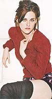 Stewart, en una de las fotos que ilustra el texto de Elle Stewart, en una de las fotos que ilustra el texto de Elle