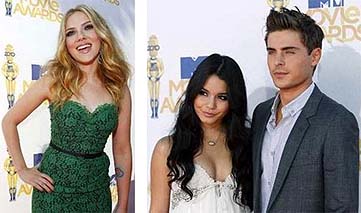 Scarlett Johansson, Vanessa Hudgens y Zac Efron