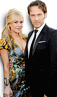 Anna Paquin y Stephen Moyer Anna Paquin y Stephen Moyer