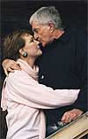 Edwards con su esposa, Julie Andrews Edwards con su esposa, Julie Andrews