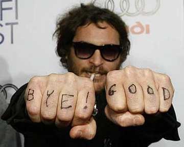 Nos dice adiós Joaquín Phoenix Nos dice adiós Joaquín Phoenix