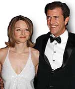 Jodie Foster y Mel Gibson Jodie Foster y Mel Gibson