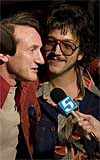 Sean Penn con Diego Luna Sean Penn con Diego Luna