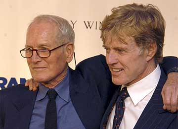 Con Robert Redford, compañero y amigo Con Robert Redford, compañero y amigo