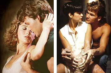 Escenas inolvidables de 'Dirty dancing' y 'Ghost' Escenas inolvidables de 'Dirty dancing' y 'Ghost'