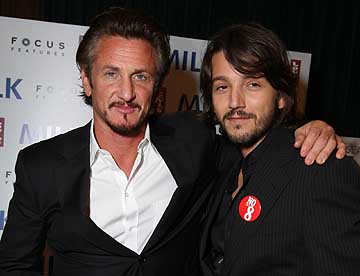 Sean Penn y Diego Luna, en la première de San Francisco Sean Penn y Diego Luna, en la première de San Francisco
