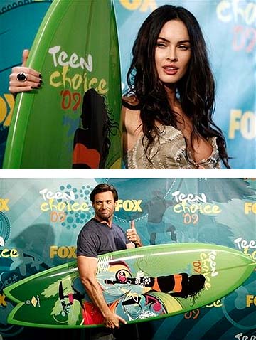Megan Fox y Hugh Jackman