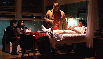 Coppola (centro), durante el rodaje de 'Tetro'