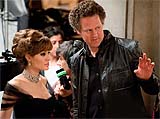Angelina y Florian Henckel von Donnersmarck, en el rodaje de 'The tourist'