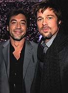 Javier Bardem con Brad Pitt (Life) Javier Bardem con Brad Pitt (Life)