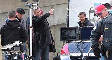 Clooney rodando en Cincinnati su nuevo film como actor y director Clooney rodando en Cincinnati su nuevo film como actor y director