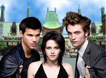 Taylor, Kristen y Rob ante el Teatro Chino Taylor, Kristen y Rob ante el Teatro Chino