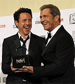 Robert Downey Jr. y Mel Gibson Robert Downey Jr. y Mel Gibson