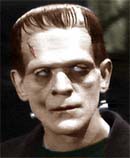 Boris Karloff, como el monstruo de Frankenstein Boris Karloff, como el monstruo de Frankenstein