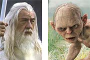 Gandalf y Gollum Gandalf y Gollum