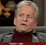 Michael Douglas, en la entrevista con NBC Michael Douglas, en la entrevista con NBC