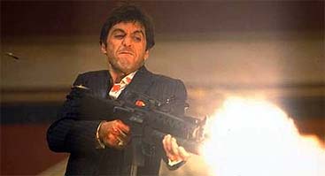 Pacino, como Tony Montana Pacino, como Tony Montana