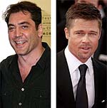 Javier Bardem y Brad Pitt Javier Bardem y Brad Pitt