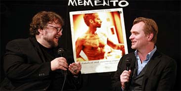 Del Toro y Nolan (MovieLine) Del Toro y Nolan (MovieLine)
