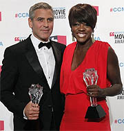 George Clooney y Viola 