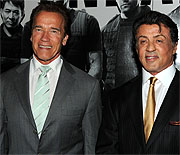 Arnold Swarzenegger y Sylvester Stallone