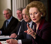 Streep, como Thatcher